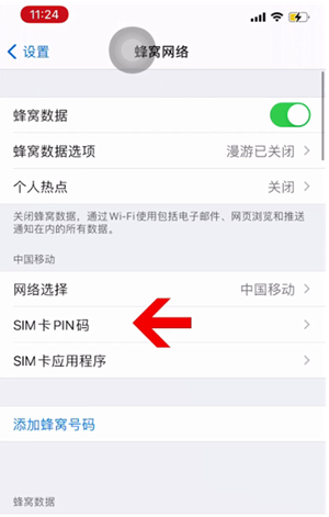 万州苹果14维修网分享如何给iPhone14的SIM卡设置密码 