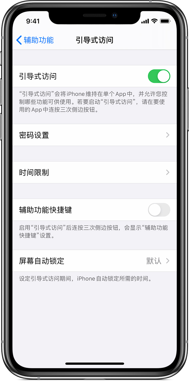 万州苹果手机维修分享如何在 iPhone 上退出引导式访问 