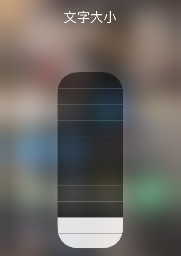 万州苹果手机维修分享小技巧：在 iPhone 控制中心快速调节字体大小 