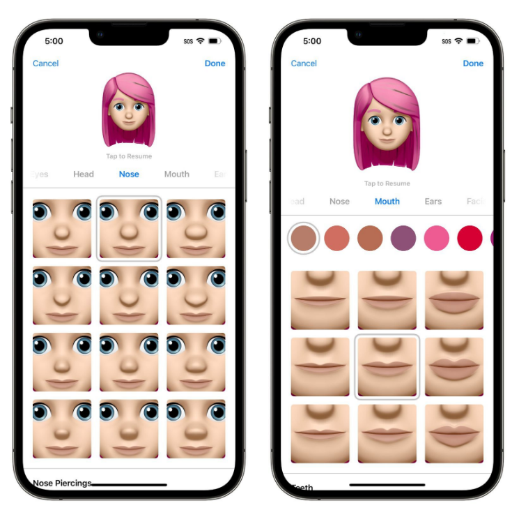 万州苹果手机维修分享​iOS 16中的拟我表情有了哪些变化和升级 